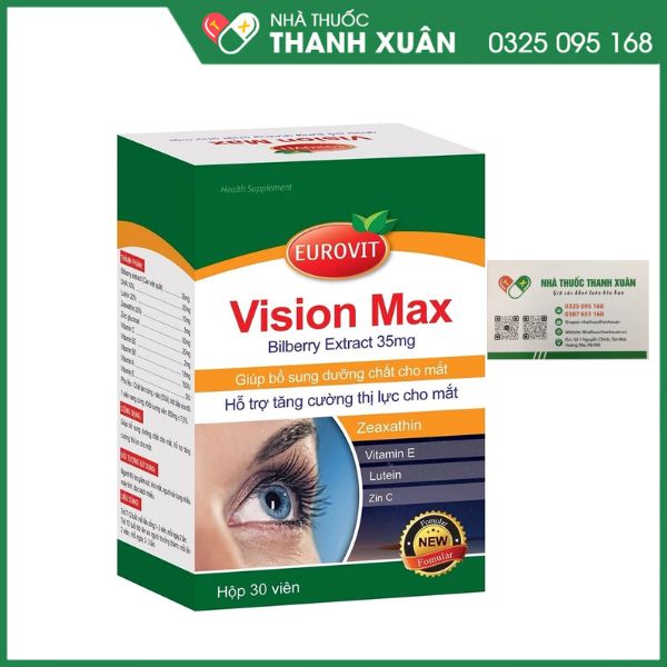 Vision Max - Giúp bổ sung dưỡng chất cho mắt